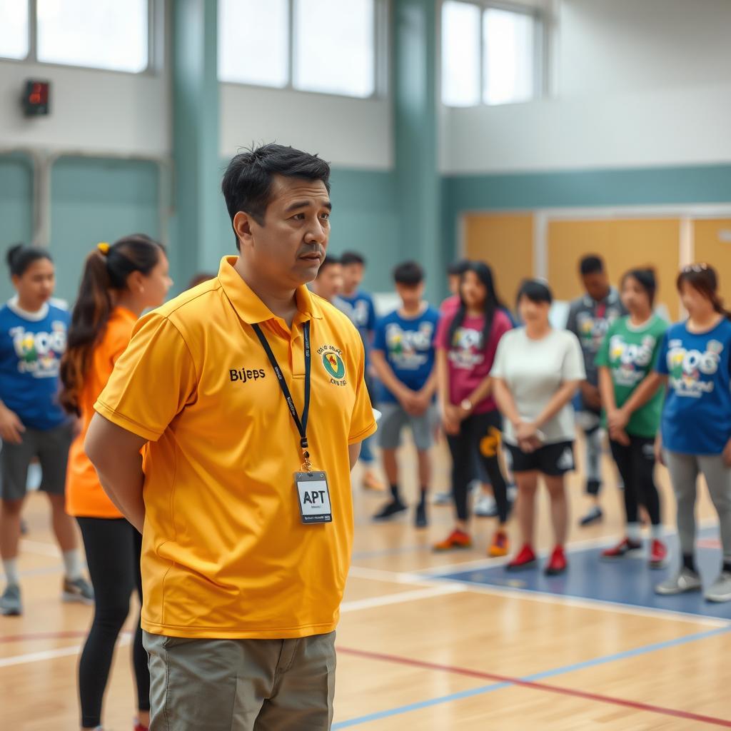 Éducateur sportif BPJEPS APT travaillant dans une collectivité territoriale